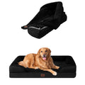 EHEYCIGA Orthopedic Dog Beds for Large Dogs, Dog Bed Cover Replacement for Large Sized Dog Bed, Black