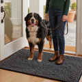 EHEYCIGA 36x24 Super Absorbent Dog Door Mat for Muddy Paws Entryway Rug